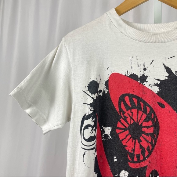 BME Click Small Shark Grunge Graphic Tee Shirt Bike Car Skate - Picture 6 of 6